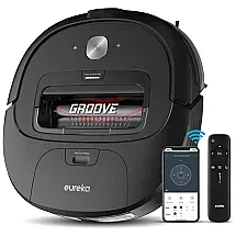 Aspirador de Pó Robô com Wi Fi App Controle de Voz e Remoto Auto Carga, 110v, EUREKA NER300, Preto