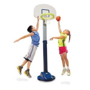 Conjunto de Basquete Ajustável para Crianças de 6 a 15 Anos, Little Tikes, Azul