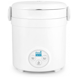 Panela de Arroz Elétrica 2 a 3 Xícaras com Controle Digital, Branca, 110v, AROMA HOUSEWARES MRC 903D, Branco