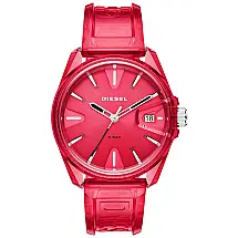 Relógio Masculino Analógico Quartzo, Silicone, DIESEL DZ1930, Rosa
