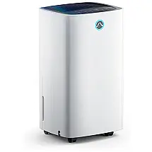 Desumidificador para Grandes Ambientes até 185 m2, 25 Litros com Controle Inteligente, 110V, GINOST, Branco