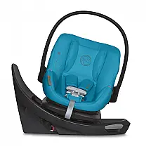 Cadeirinha Cybex Aton G Swivel Azul Praia Rotação 180° Recém-nascido a 15,9 kg
