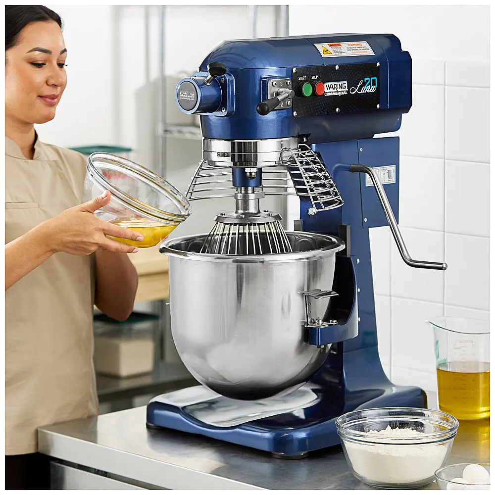 Waring Luna WSM20L Batedeira Planetária Comercial 20L Azul 1.01 CV 110V — foto 2