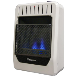 Aquecedor a Gás 10000 BTU com 5 Configurações de Temperatura, até 46 m2, PROCOM HEATING ML100TBG, Branco