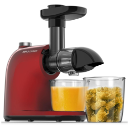 MAMAS CHOICE Centrífuga de Frutas, 2 Velocidades, Aço Inoxidável, 150W, 110V, Vermelha
