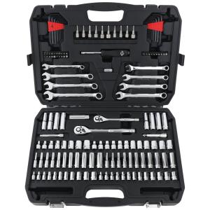 Ferramenta Automotiva Kit de Ferramentas Para Soquete Mecânico Com Estojo 145 Peças