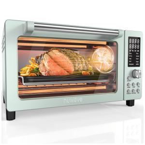 Forno Elétrico 12 em 1 com Capacidade de 19L, Material de Aço Inoxidável e Tela LCD, 110V 1800W, Nuwave, Verde
