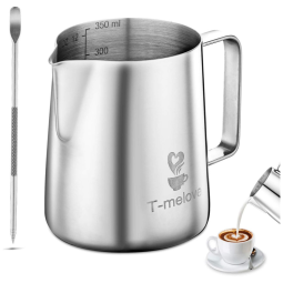 T melove Jarra Leiteira Cremeira 350 mL Aço Inoxidável de Grau