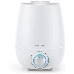 Mikkin Umidificador Ultrassônico Portátil 3L até 24H, 110v, MIKIKIN ME 701M, Branco
