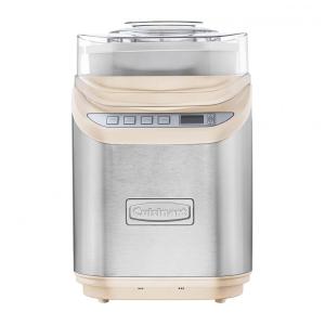 Máquina de Sorvete Automática Capacidade 2L e Tela LCD, 110V, Cuisinart ICE 70CRM, Creme