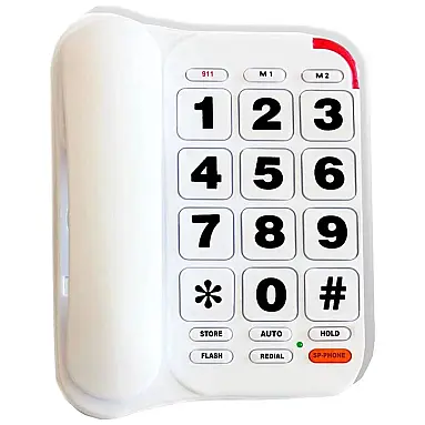 Telefone com Fio para Idosos