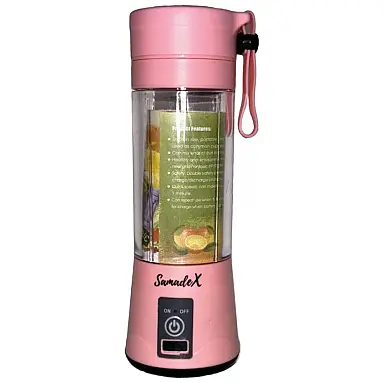 Liquidificador Portátil 380mL com Carregamento