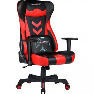 GTRACING Cadeira de Escritório Gamer Ergonômica, Reclinável e Ajustável, Vermelha