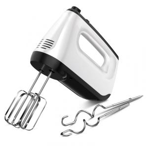 Batedeira de Mão Elétrica PINVOS com 6 Velocidades e 3 Acessórios 250W Branca, 110v, VECUNI HM9111, Branco