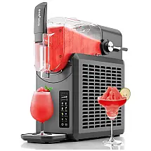 Máquina de Raspadinha Ecoviva Slushie 2,6 litros com Tela Colorida, Fabricante de Bebidas Congeladas Profissional