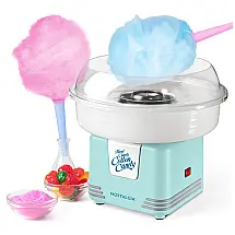 Nostalgia Retrô Máquina de Algodão Doce Elétrica Profissional com Estabilidade Extra, 110V, Azul