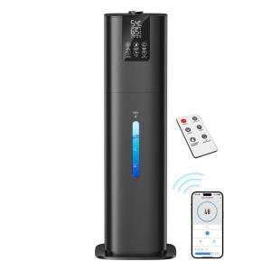 Umidificador 8L com 3 Velocidades, Bico de 360°, Silencioso, Controle Remoto e por APP para Ambiantes até 50m², 110V, Honovos JXLR-786