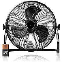 Ventilador de Piso de Alta Velocidade Recarregável sem Fio, 39W 110V, SIMPLE DELUXE HIFANXFLOOR12Y12000, Preto