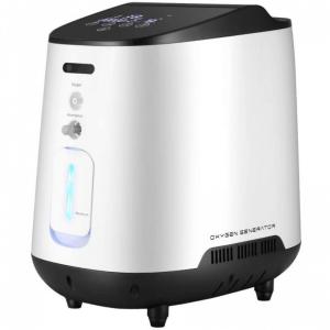 MLZH Concentrador de Oxigênio Portátil 7L, Funciona 24H, 110V, Branco