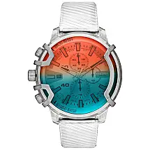 Relógio Masculino Analógico Quartzo com Cronógrafo, Transparente, DIESEL DZ4521, Branco