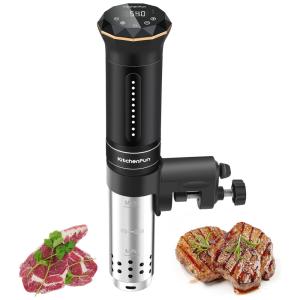 Termocirculador Elétrico Ultra Silencioso para até 50L, 1100W, 110v, KITCHENFUN, Preto