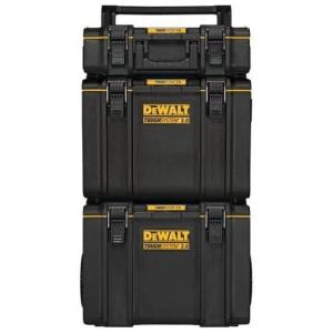 Caixa de Ferramentas Organizadora com Rodas e Compartimentos, DEWALT DWST60436, Preto
