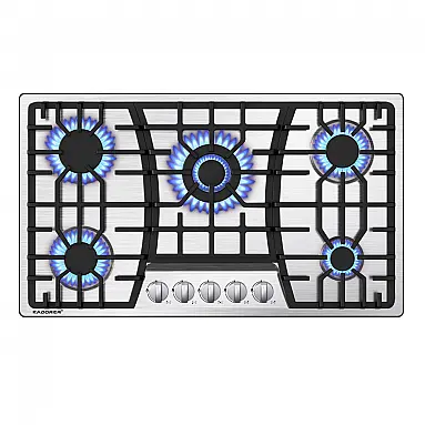 Cooktop a gás 5 bocas