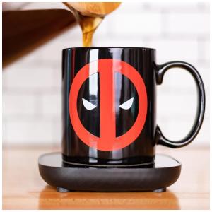 Aquecedor de Caneca, Tema I Am Groot com Desligamento Automático, Inclui Caneca, 16W, Uncanny Brands, Preto