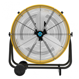 Ventilador de Piso Industrial com 3 Velocidades, 110V 220W, Tornado, Amarelo