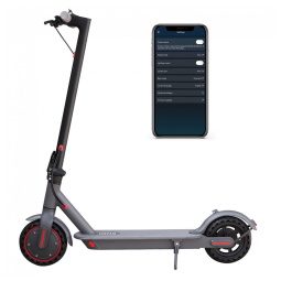 Patinete Elétrico VOLPAM Vermelho Motor 350W Pneu 21,6cm EABS Freio Tambor Dobrável Modelo Q1