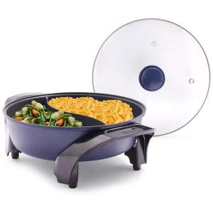 Panela Elétrica Antiaderente, Capacidade 5L, 110V, BLUE DIAMOND COOKWARE CC003724 001, Azul