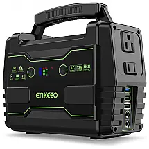 Estação de Energia Portátil Saída AC 100W DC 12V , 10A USB 5 9V , 2A Lanterna LED e Modo SOS
