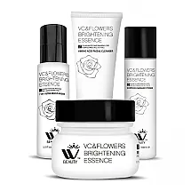 Kit Skincare Cuidados com a Pele Hidratate Facial, Toner Limpador e Noturno, WBM INTERNATIONAL Beauty 8720, Branco