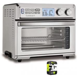 Forno Elétrico de Bancada TOA95 Multifuncional com Tela LCD 1800W Aço Inoxidável, 110v, CUISINART E9CUITOA95, Prateado