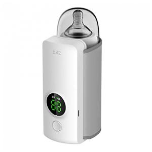 Aquecedor de Mamadeira Digital Portátil e Recarregável com Controle de Temperatura, VVUCCO 01 NN02 White 2, Branco