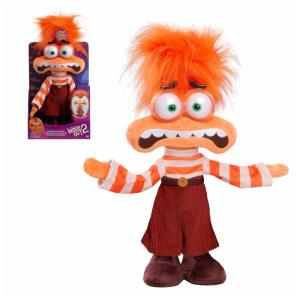Pelúcia Fala e Treme Personagem Ansiedade 33 cm de Altura, Divertida Mente 2, para Crianças de 3 Anos ou Mais