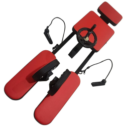 Aparelho para Alongamento e Treino em Casa para Pernas, até 180 kg, PUABU, Vermelho