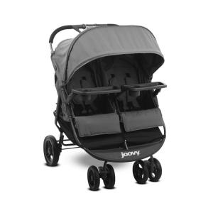 Carrinho de Bebê Duplo para Gemêos Joovy Scooter X2, Cinza