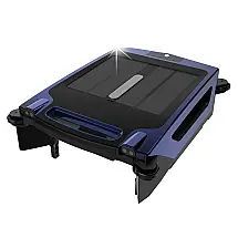 Robô Aspirador de Piscina Solar Sem Fio com Modo Duplo Solar e Recarregável para Piscinas até 80m2, 110V, BEAUGATHER, Azul