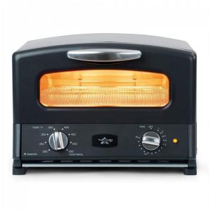 Forno Elétrico de Bancada Retro com 8 Níveis de Temperatura e Temporizador, 110v, SENGOKU SET G16AK, Preto