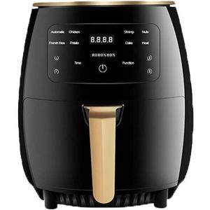 YONGZI Fritadeira Elétrica AirFryer, Capacidade 4.5L com Controle de Temperatura Ajustável, 1400W, 110V