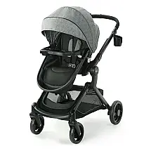 Carrinho de bebê Graco Modes Nest com Assento reversível e Altura Ajustável, Cinza