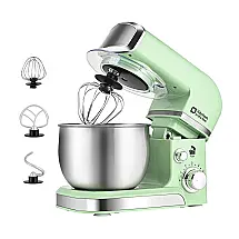 Batedeira Kitchen in the box, Mini Mixer Elétrico de 3,2Qt, 6 Velocidades, Leve e Portátil para Uso Diário - Verde
