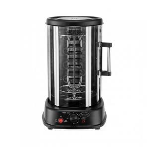 Churrasqueira Elétrica Grill Rotisserie com Controle de Temperatura, 110V 1500W, Alp, Preta