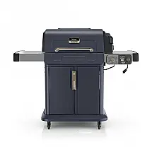 Grill Ninja PG301 FlexFlame Churrasqueira e Defumador 5-em-1 a Gás e Elétrico Azul 110V