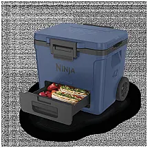 FrostVault 39.19 litros geladeira with Wheels in Navy Blue