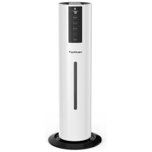 Umidificador Ultrassônico Portátil 8L, Área 50 m2, com Aromaterapia, Silencioso, TOUTOUAN, Branco