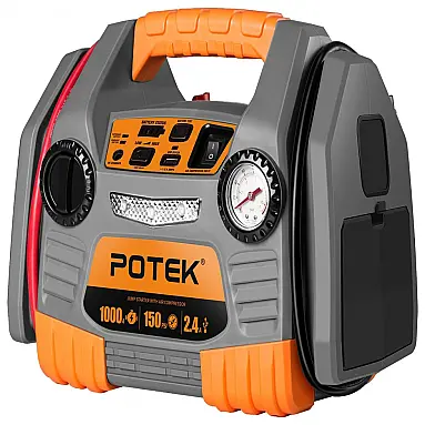 POTEK Carregador de Bateria Automotiva