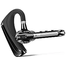 Fone de ouvido sem Fio Headset Bluetooth para Chamadas com Microfone, HONSHOOP, Preto