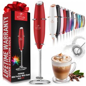 Mixer Elétrico com Suporte, Zulay Kitchen, Vermelho